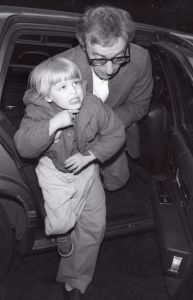 Woody Allen and son, Ronan Farrow, 1993, NY.jpg